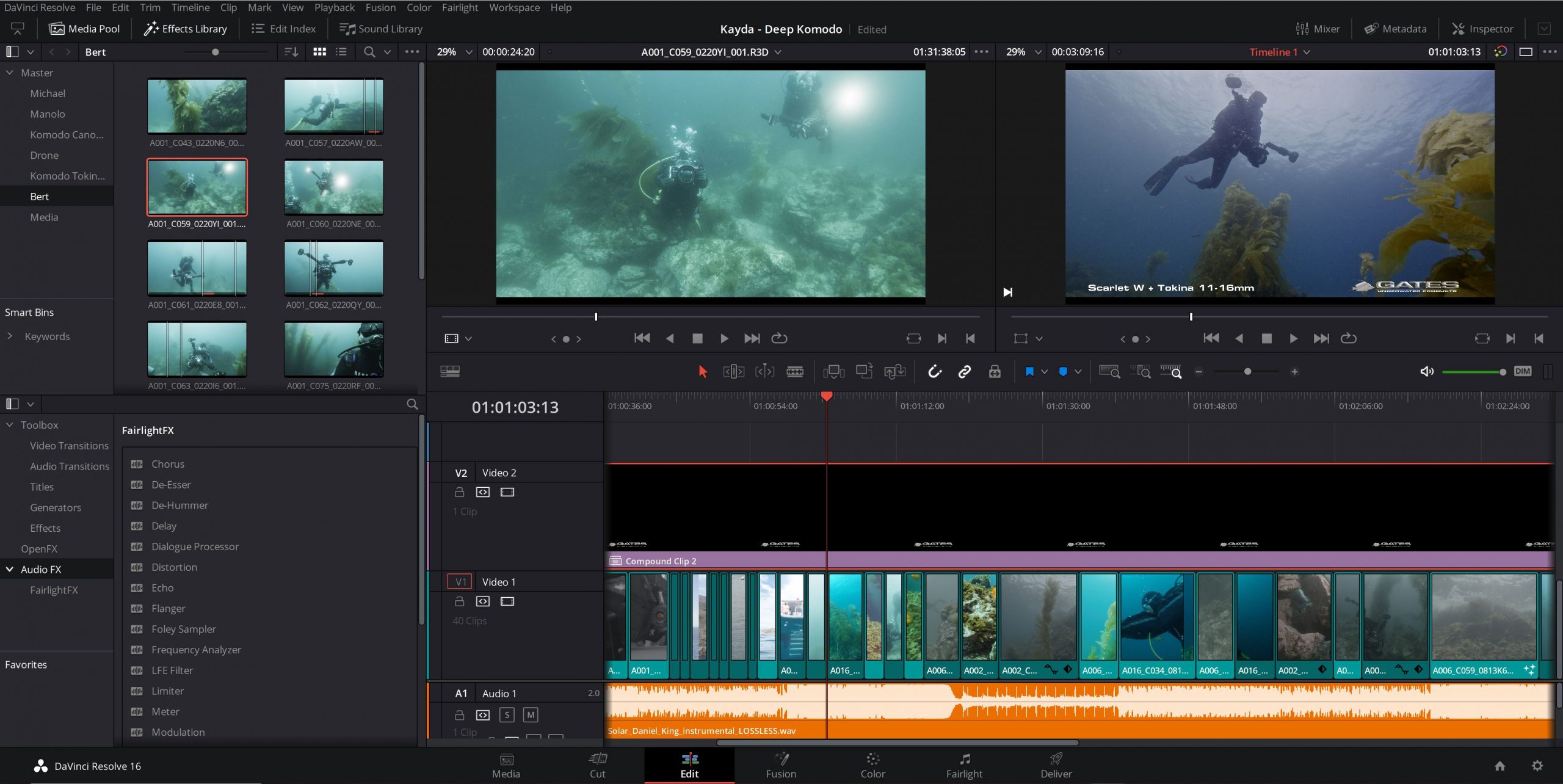 Davinci for Divers | Post-Production for Underwater Videographers.